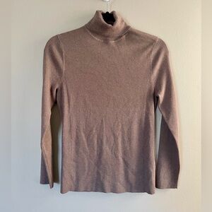 Chico's Taupe Turtleneck Sweater